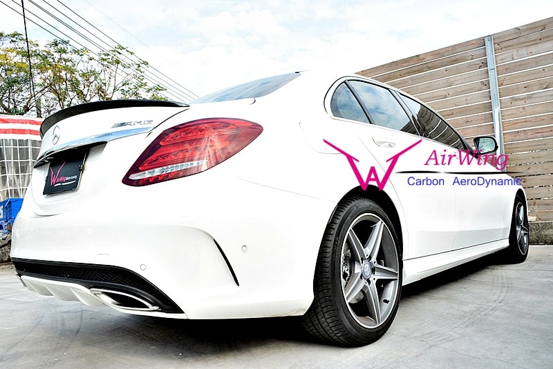 Benz W205 - AMG carbon trunk spoiler 0
